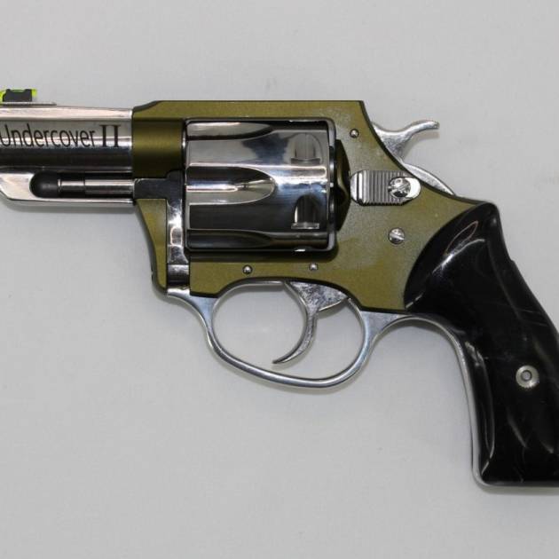 Charter Arms Model 53624 "Undercover II" .38 Special 2.2" 6 Rounds OD Green/Hi-Polish/Black Pearl Grips