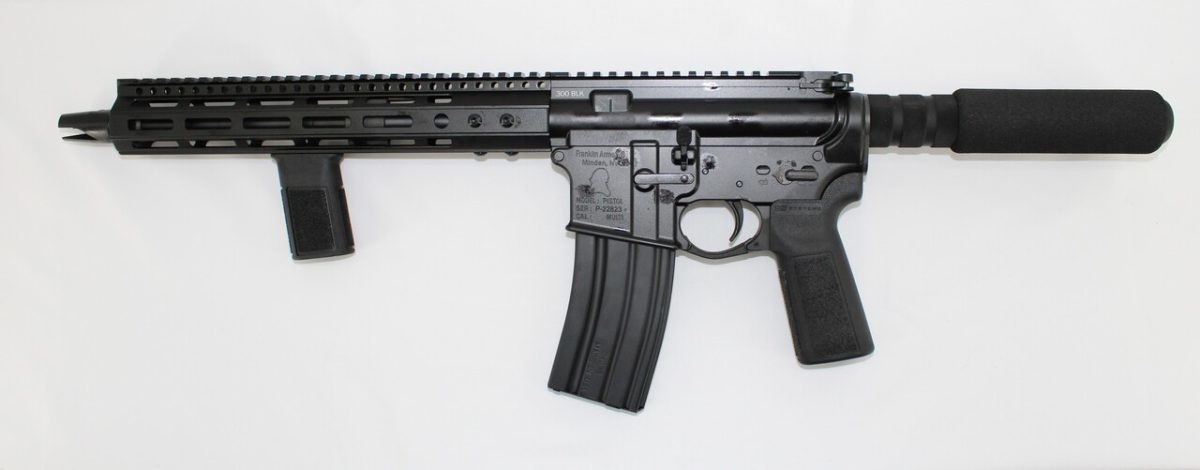 Franklin Armory 00-30030-BLK XO-26 R4 .300 Blackout 11.5" 30+1 Black