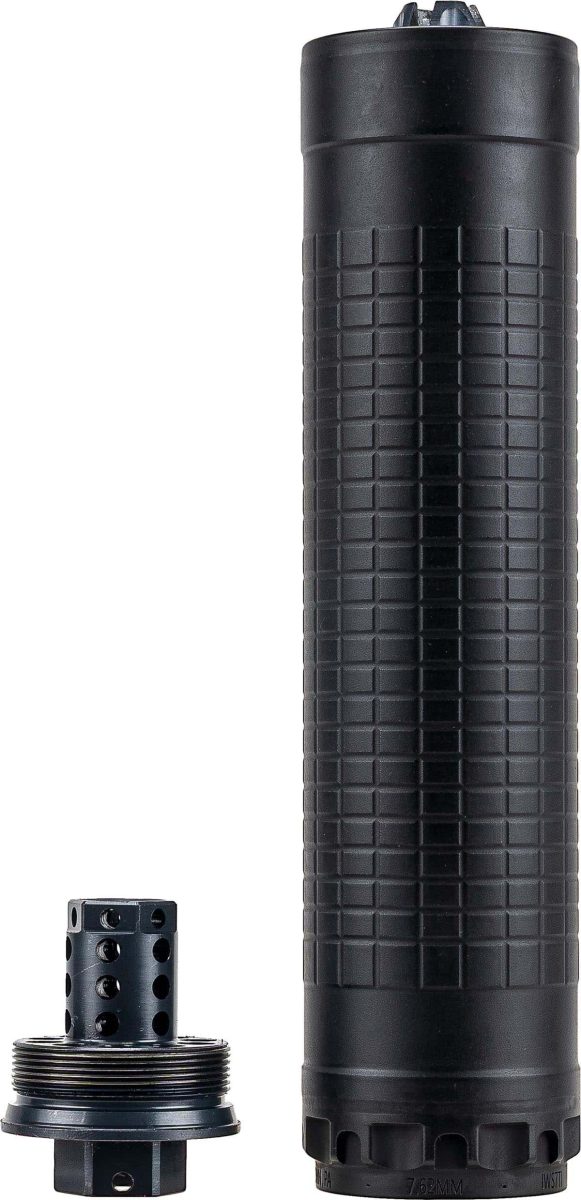 IWI IWS762TI 7.62mm titanium black suppressor
