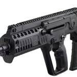 IWI Tavor X95 5.56 NATO black bullpup rifle with folding backup iron sights