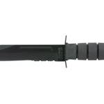 KBAR FIGHTING KNF 7" BLK SRTD W/STH