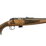 Crickett KSA20410 Model 722 Compact Deluxe .22 LR 16.25" 7+1 Blued/Checkered Walnut