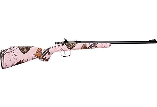 Crickett Rifle KSA2161 G2 .22LR Youth 16.12" Single Shot Blued/Mossy Oak Pink Blaze