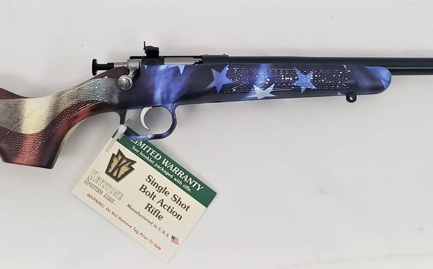 Cricket Rifle .22LR KSA2169 16.12" Single Shot Blued/Grand Union My First Rifle Synthetic