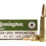Remington 22-250 L22503 45 gr JHP 20 rounds