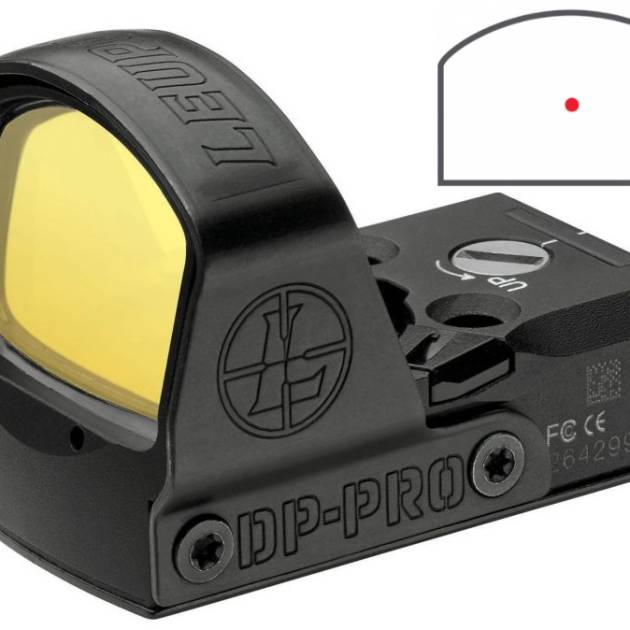 Leupold DeltaPoint Pro 2.5 MOA illuminated dot reflex sight in matte black
