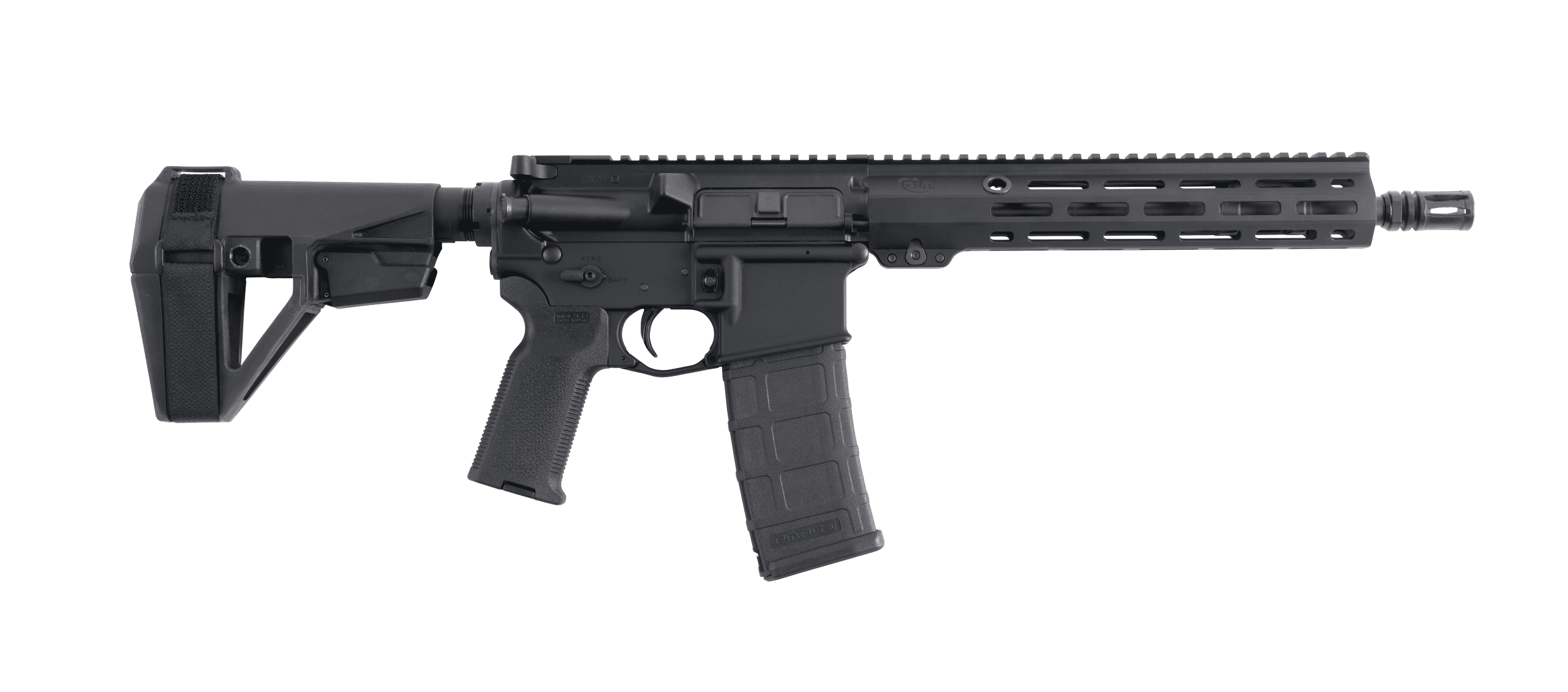 Colt M4 Pistol 5.56 NATO with matte black finish and M-LOK handguard