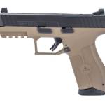 IWI M9ORP17TFD Masada 9mm 4.6" Threaded Barrel 17+1 Flat Dark Earth Optics Ready w/ Suppressor Height Sights