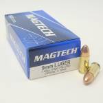 Magtech 9mm Ammunition 115 Grain Full Metal Jacket MT9A 50 rounds