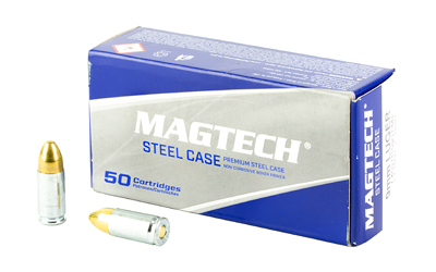 MAGTECH 9MM 115GR FMJ STEEL 50/1000