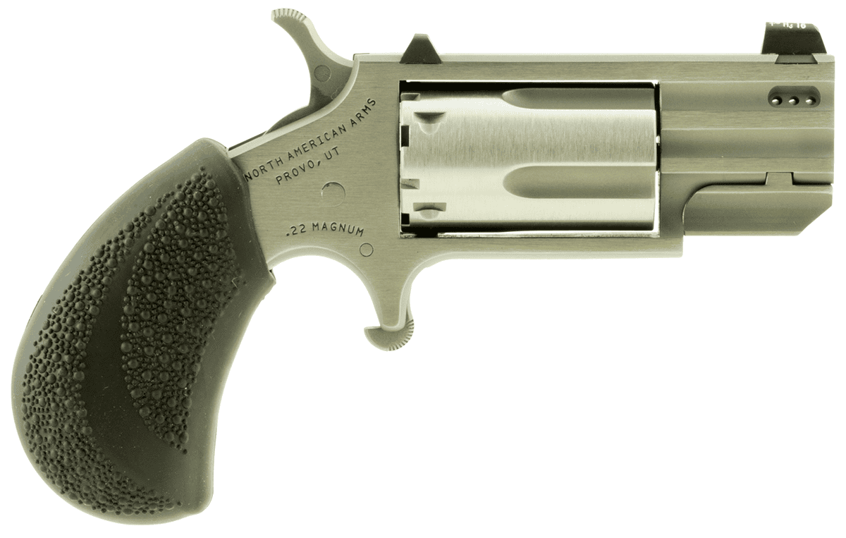 NORTH AMERICAN ARMS PUG 22MAG REV 1" SS TRITIUM PB