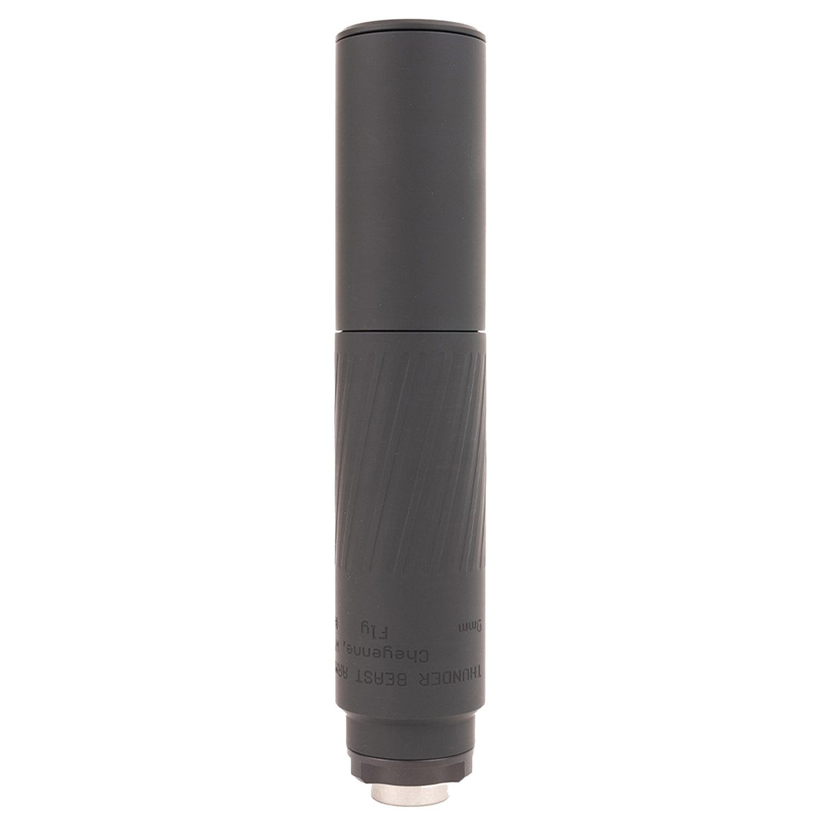 9mm suppressor with 1.39-inch diameter and 1/2x28 thread pattern