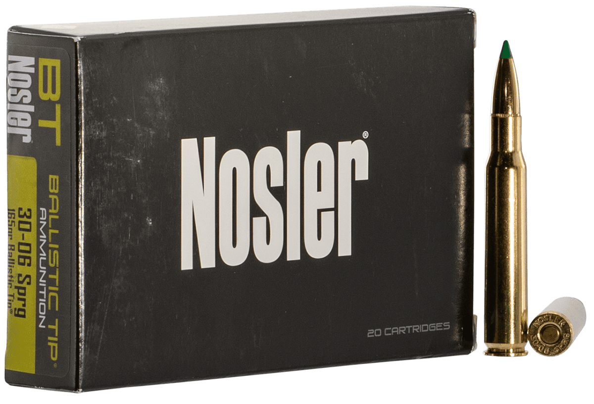Nosler 30-06 Ammunition 40043 165 Grain Ballistic Tip 20 Rounds