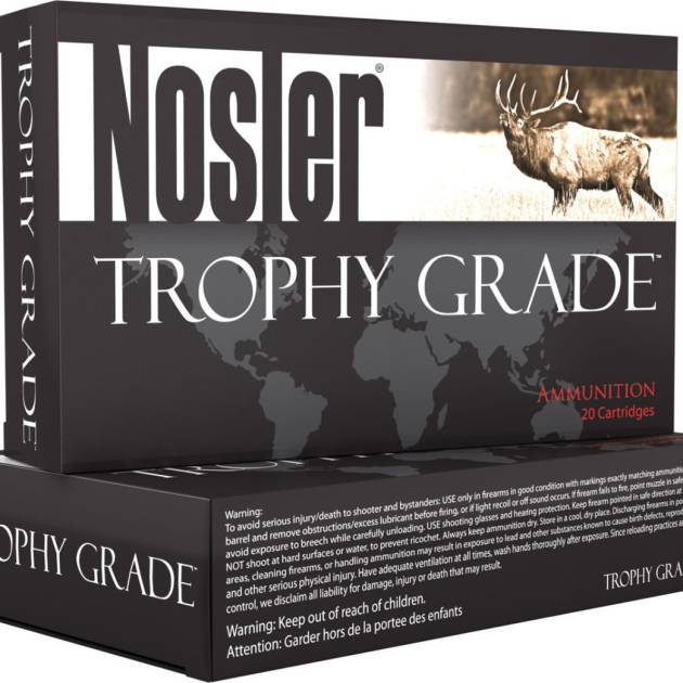 Nosler 7mm Rem Mag Ammunition 60033 140 Grain AB Soft Point 20 Rounds
