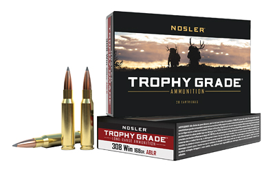 NOSLER TGA 308 WIN 168GR ABLR 20/200