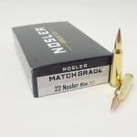 Nosler 22 Nosler Ammunition 85 Grain Reduced Drag Factor NOS60162 20 Rounds