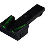 HIVIZ ADJ REAR SIGHT RUG RVLVR GR/RD