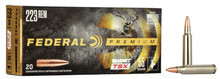 Federal Vital Shok 223 Remington Ammunition 55 Grain Barnes Triple Shock X-Bullet 20 Rounds