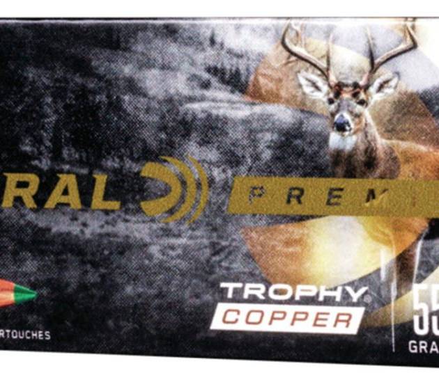 Federal 223 Rem Ammunition P223TC1 55 Grain Trophy Copper Ballistic Tip Lead-Free 20 Rounds