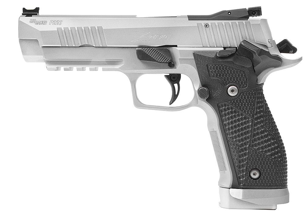 Sig Sauer P226 XFIVE STAS 9mm Luger pistol with 5-inch barrel and G10 grips