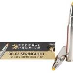 Federal 30-06 Ammunition Vital-Shok P3006TT2 165 Grain Trophy Bonded Top 20 rounds