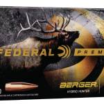 Federal 300 Win Short Mag Ammunition P300WSMBCH1 185 Grain Berger Hybrid Hunter 20 Rounds