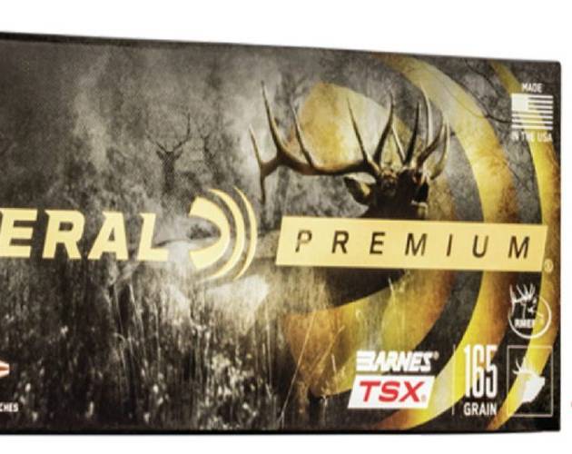 Federal 300 Win Short Mag Ammunition P300WSMG 165 Grain Barnes Triple-Shock X Hollow Point 20 Rounds