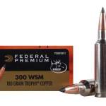 Federal 300 WSM Ammunition Vital-Shok P300WSMTC1 180 Grain Trophy Copper Tipped 20 rounds