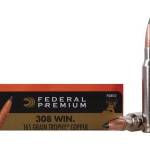 Federal 308 Win Vital-Shok P308TC2 165 Grain Trophy Copper Tipped Boat Tail Lead-Free 20 rounds