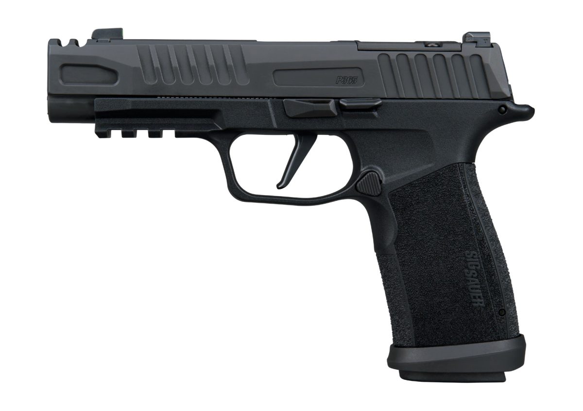 Sig Sauer P365 FUSE Comp 9mm black pistol with 3.7-inch barrel