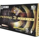 Federal 6.5 Creedmoor Ammunition P65CRDBCH1 135 Grain Berger Hybrid Hunter 20 Rounds