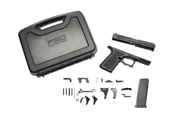 Polymer80 P80-PFC9-AFT-BLK Compact AFT Kit 9mm 4" 15+1 Black