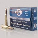 Prvi PPU 264 Win Mag Ammunition PP264 140 Grain Pointed Soft Point 20 rounds