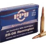 Prvi PPU 25-06 Remington Ammunition PP2506P 100 Grain Soft Point 20 rounds
