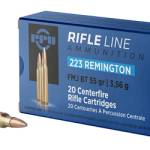 PPU 223REM 55GR FMJBT 20/1000