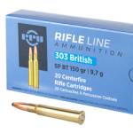 PPU 303 BRITISH SP 150GR 20/200