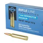 PPU 7MM REM MAG PSP 140GR 20/200