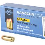 PPU 45ACP FMJ 230GR 50/500
