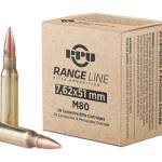 PPU RANGE 7.62X51 145GR FMJBT 20/500
