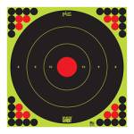 PRO-SHOT TARGET 17" GRN BULLSEYE 5PK