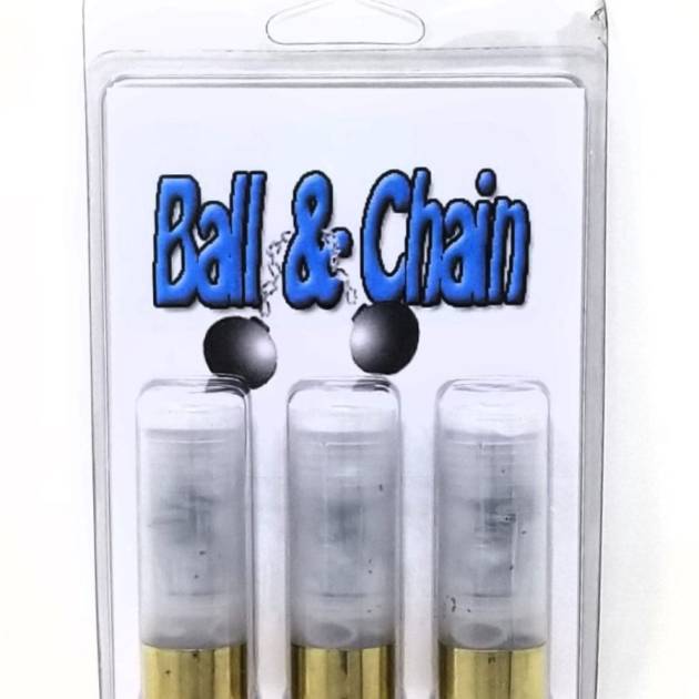 Paraklese Technologies 12 Gauge Ammunition 2-3/4 Ball & Chain 3 Rounds