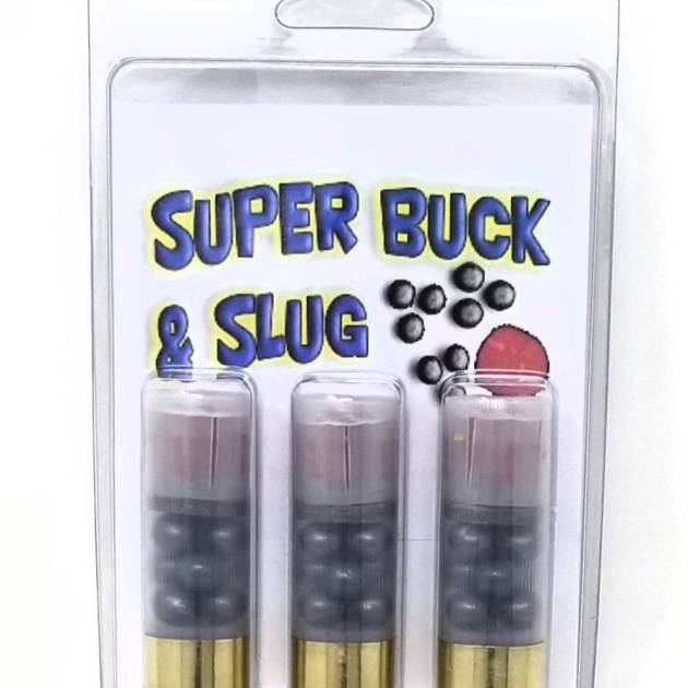 Paraklese Technologies 12 Gauge Ammunition 2-3/4" Super Buck & Slug 3 Rounds