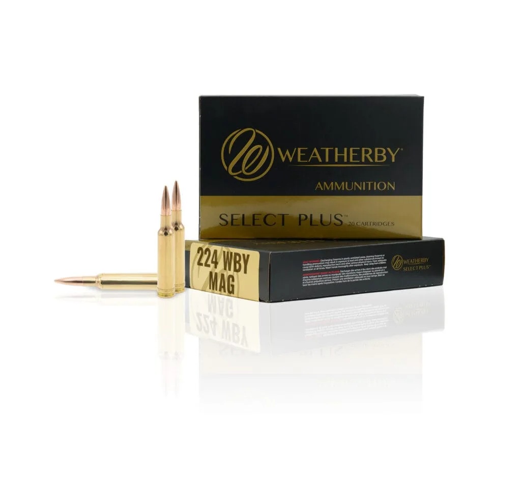 WEATHERBY 224WBY 80.5GR BERGER FBT