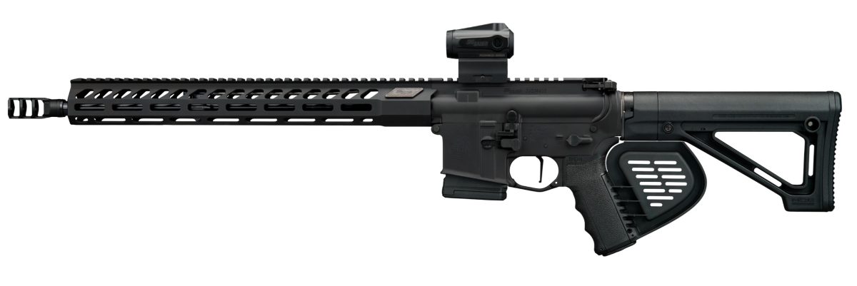 Sig Sauer M400 Forge rifle with ROMEO-MSR Gen II optic and M-LOK handguard