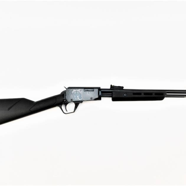 Rossi USA Gallery 22 RP2218SY-EN05 .22LR 18" 15+1 Pump Action Black Synthetic Engraved Snake