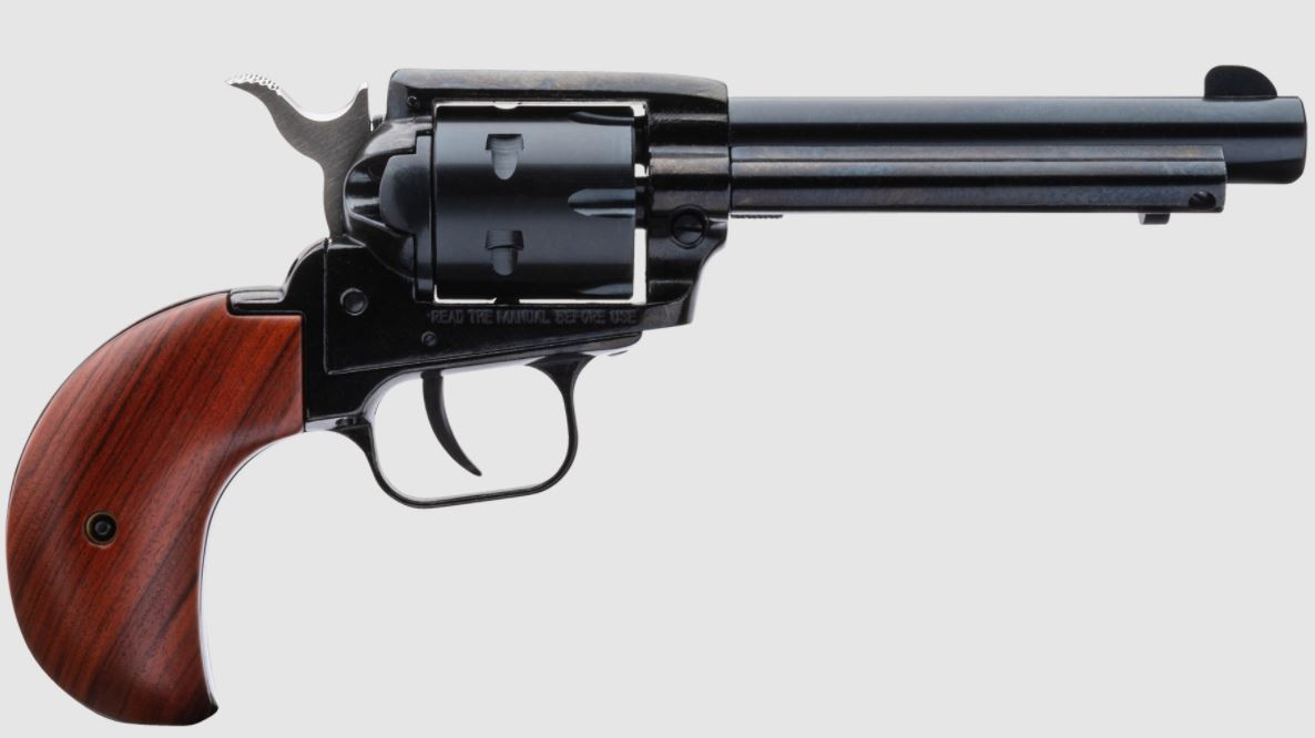 Heritage Manufacturing Rough Rider 6RD .22 LR/.22MAG 4.75" Black Standard Cocobolo W/ Birds Head Grip