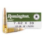 Remington UMC 7.62x39mm | 123 gr MC | 20 Rounds | L762391
