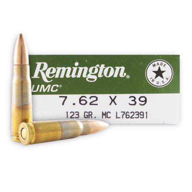 Remington UMC 7.62x39mm | 123 gr MC | 20 Rounds | L762391
