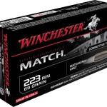 Winchester 223 Rem Supreme Match S223M2 69 gr BTHP 20 rounds