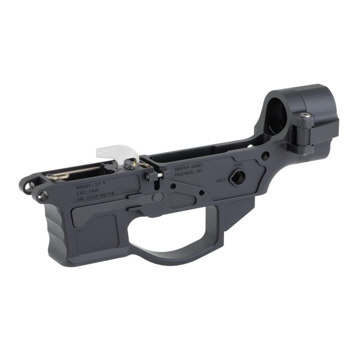 SHIELD SA-9 STRIPPED LOWER FLD BLK - Image 3